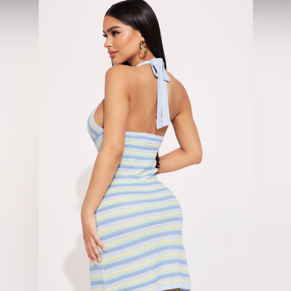 Blue dress